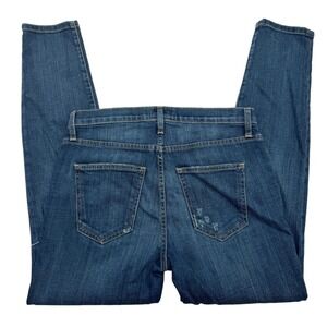 Current Elliott Slouchy Stiletto Jeans Womens Size 25 Blue Tempest Destroy